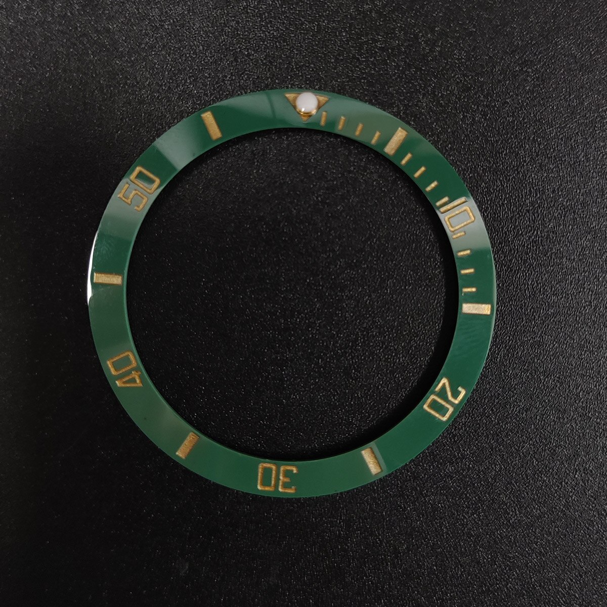 38*30.8mm Sloping Luminous Ceramic Bezel Insert Divers Replacement of watch accessories parts: No.5