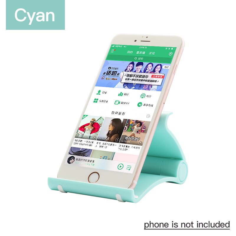 Vention Phone Holder Stand Mobile Smartphone for Tablet Stand iphone Desk Cell Phone Holder Stand Portable Moble Mobile Holder: Cyan