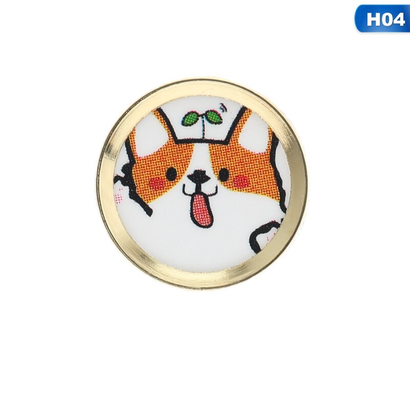 Cartoon schattige homeknop stickers voor iphone 5 5s se 6 6s 7 8 plus homeknop toetsenbord sticker vingerafdruk identificatie: H04