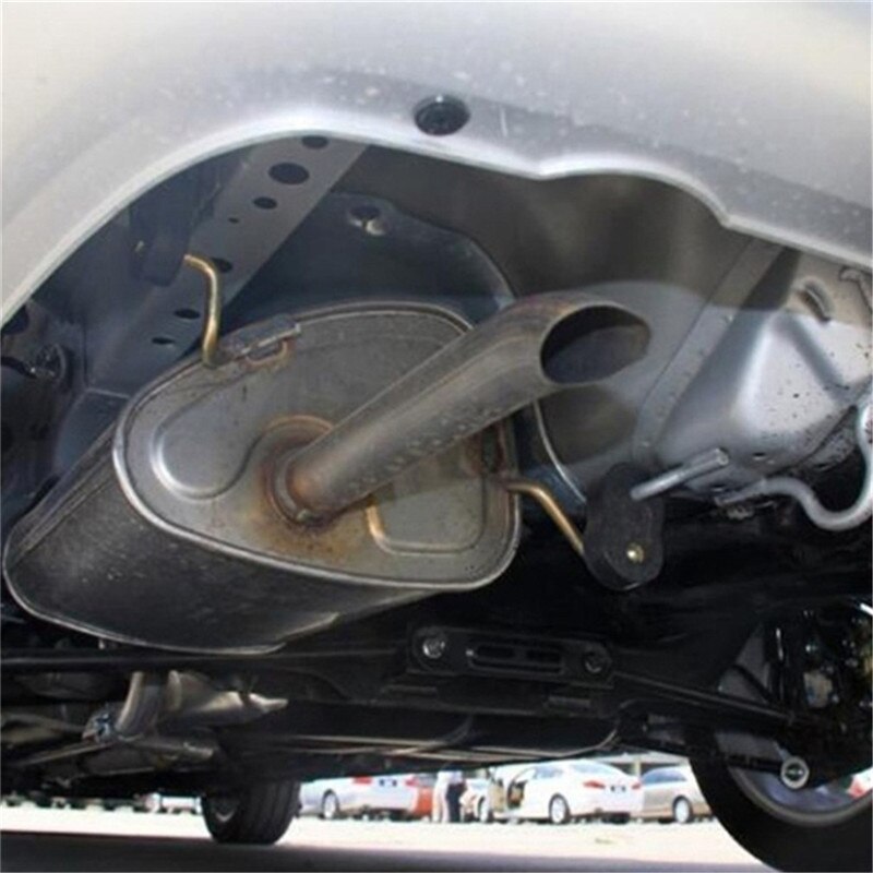 11cm staffe di montaggio in gomma per tubo di scarico regolabili universali a 4 fori per auto, parti di ricambio per auto