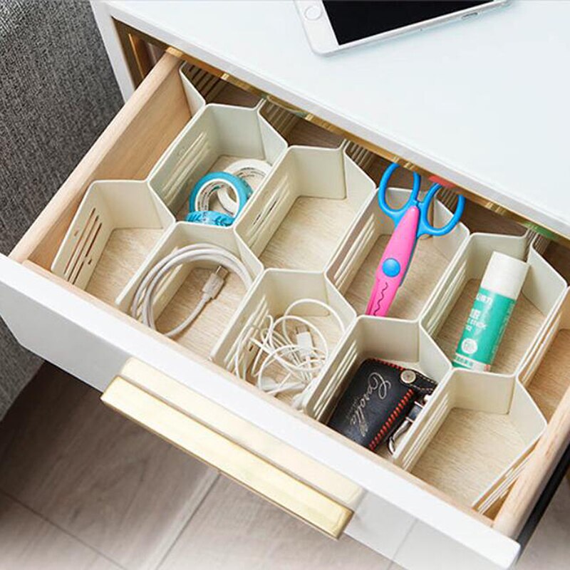 Adjustable Clapboard Drawer Divider Partition Storage Organiser Wardrobe Closet Separator Socks Division