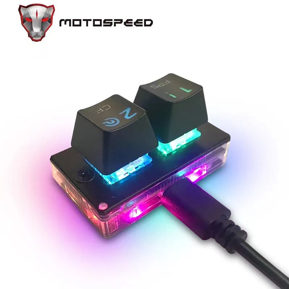 Motospeed  k2 mekanisk tastatur osu spilltastaturer swap bærbart minitastatur rgb bakgrunnsbelysning avtagbar tastaturhette