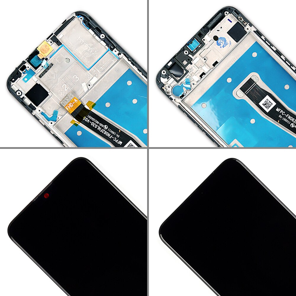 Originele Voor Huawei P Smart POT-LX1 L21 LX3 Lcd Display Oleophobic Coating Touch Screen Digitizer Vergadering Frame