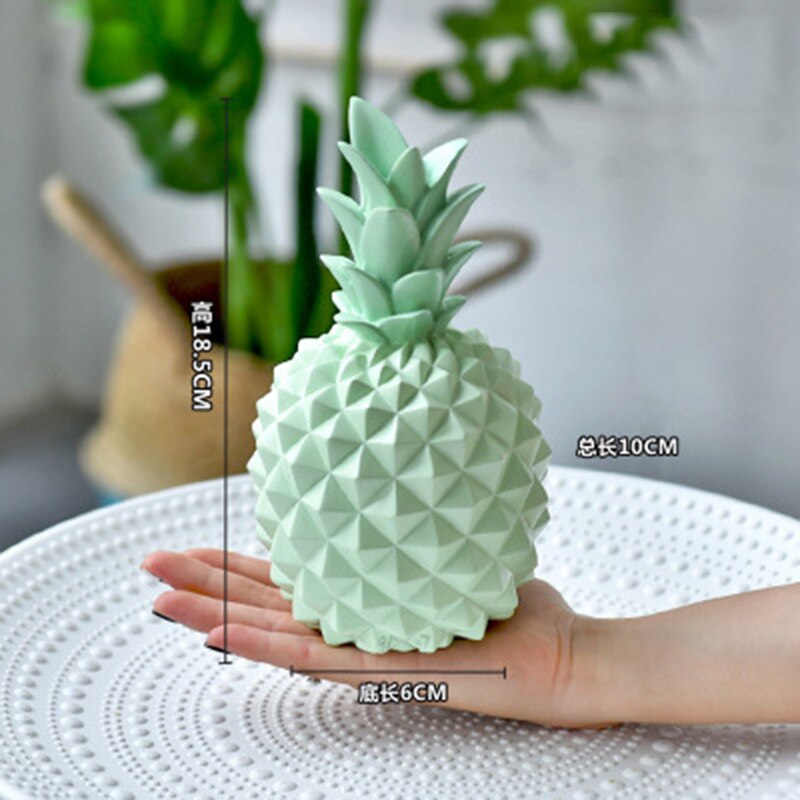 Nordic Home Decoration Resin Sculpture Room Decoration Pineapple Fruit Statue Restaurant Table Decoration Modern Crafts: M-2