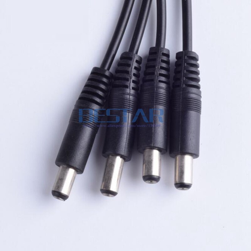 30 CM DC 5,5*2,1 Jack Buchse 1 bis 4 dc 5,5 2,1mm 5,5x2,1mm Stecker Energie ladekabel für LED-Licht Regler