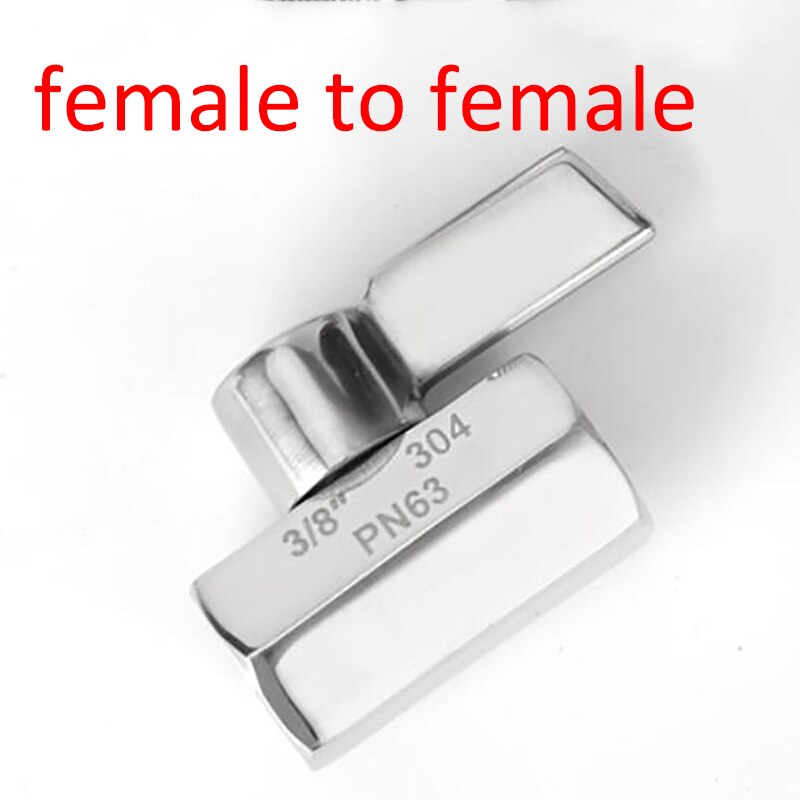 304 Stainless steel Mini Ball valve 1/8 1/4 3/8 1/2 3/4 / 1 NPT BSP Female male thread for water oil acid 2 way ball valve