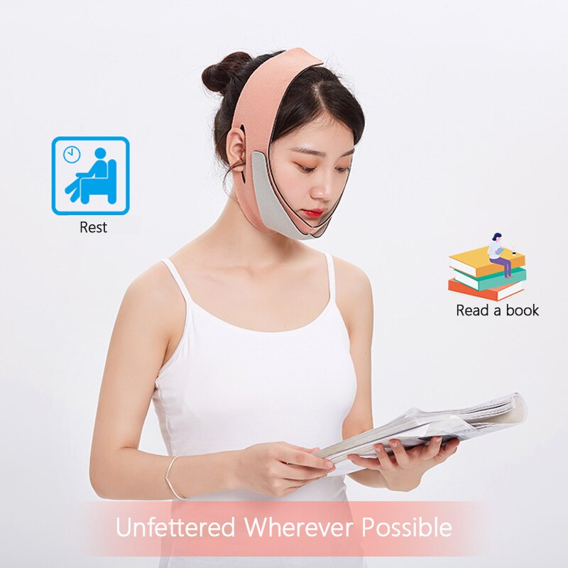 V-line Lift Up Belt Women Slimming Chin Cheek Slim Lift Up Mask V Face Line Anti Wrinkle Face Shaper Belt Face Care Slim Tools