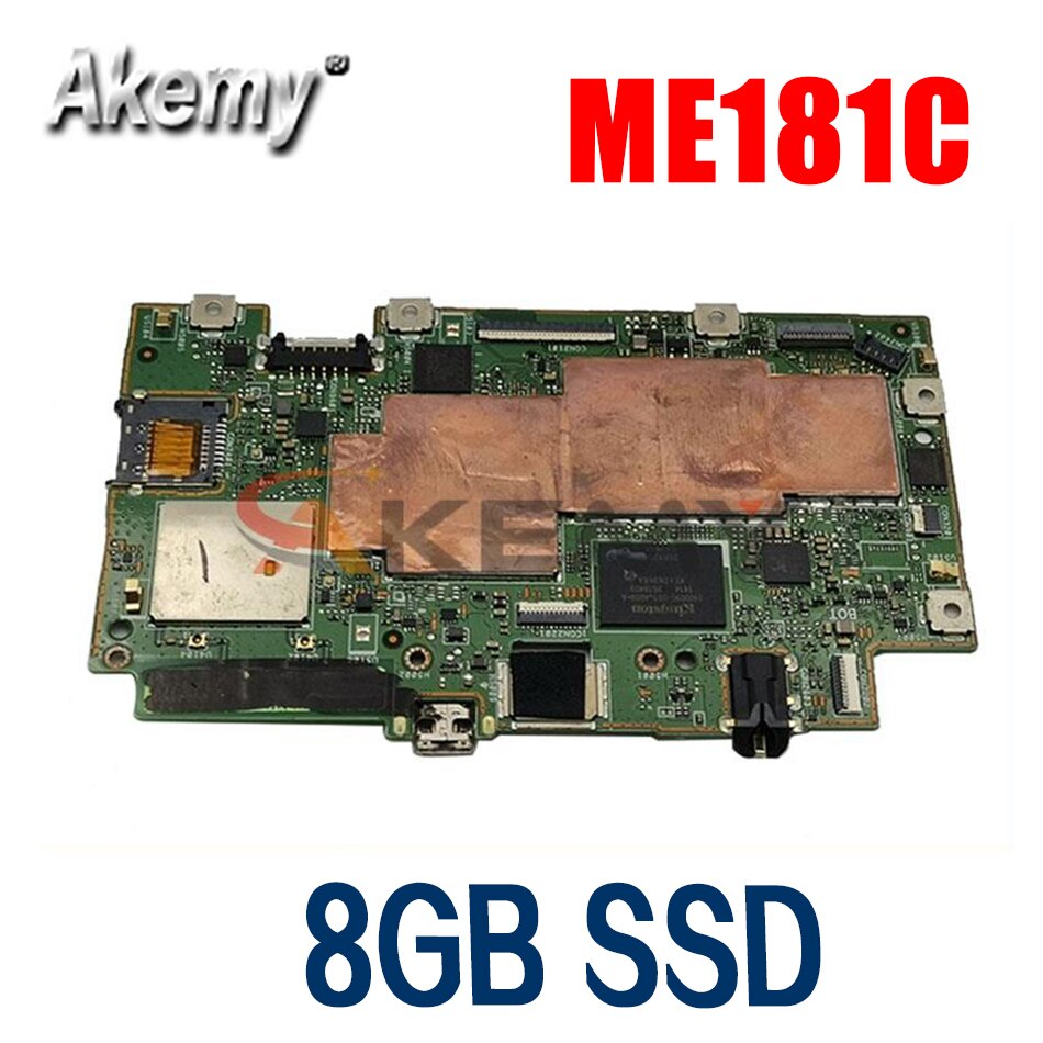 Akemy FOR Asus Memo Pad 8 ME181C 8GB Tablet Motherboard WITH Atom Z3745 1.33Ghz fully tested