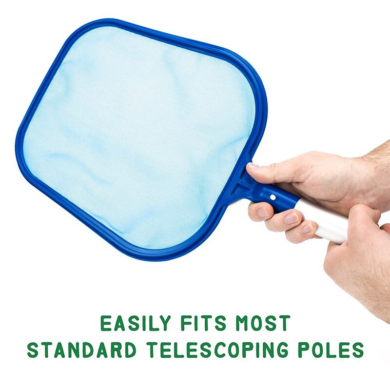 Blue Pool Cleaning Net Tool Salvage Net Mesh Pool Skimmer Leaf Catcher Bag Swimming Pool Cleaner Accessories