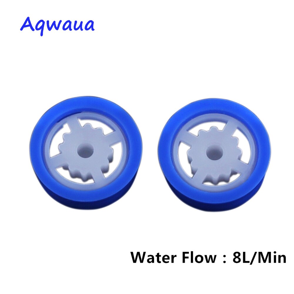 Aqwaua 14mm vandbesparende bruserhovedregulator 8l/ min 5l/ min vandstrømsbegrænser vandbesparende brusersæt til badeværelse: 8l
