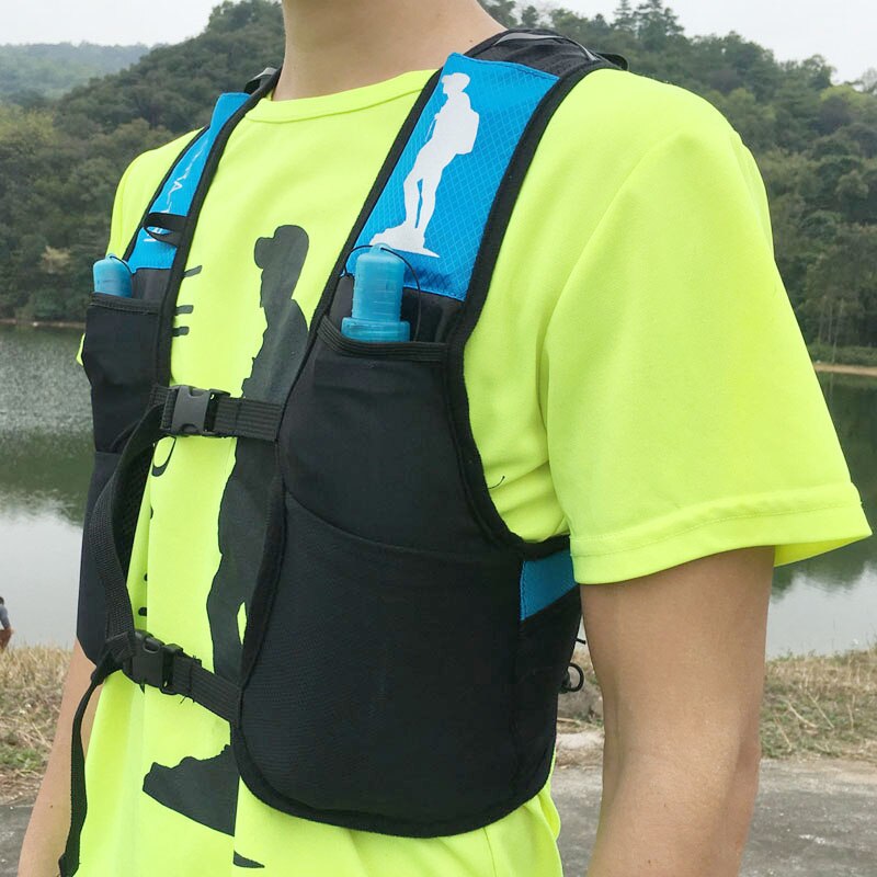 ULTRA-TRI Hydration Trail Running Backpack Vest Pack Lightweight Marathon Hiking Run Mochila Sport Outdoor Bag 12L for Men Women