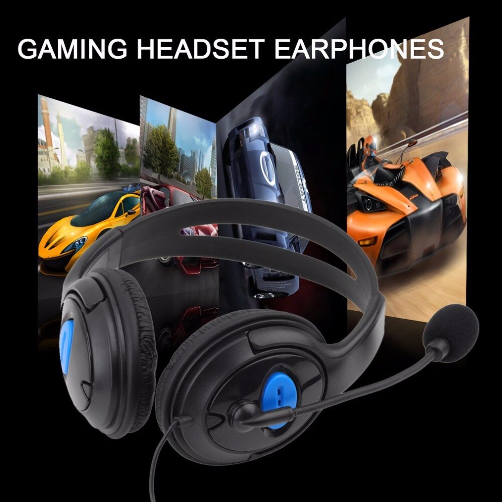 Wired Gaming Headset Koptelefoon Hoofdtelefoon met Microfoon Mic Stereo Avondmaal Bass voor Sony PS4 voor PlayStation 4 Gamers