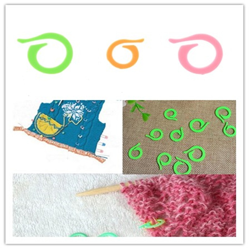 20 Stks/set Plastic Markers Houder Naald Clip Craft 50Pcs Mix Mini Haakt Breien Locking Stitch