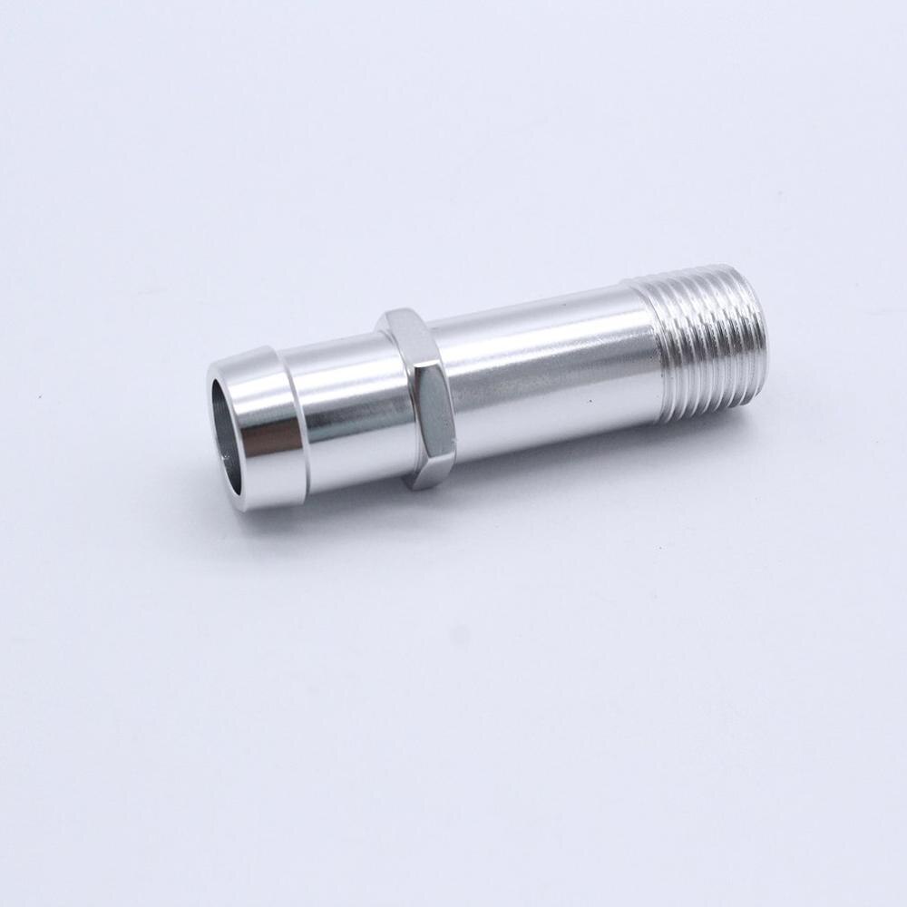 Chromed Aluminum Heater Hose Fitting Kit Heating Hose Accessories 3/4 Water Pump 5/8 90 Degree Water Inlet Aluminum