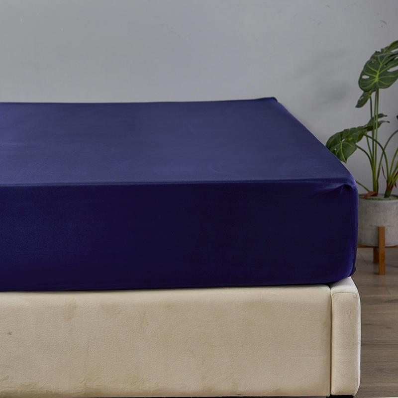 1pc satin silky fitted sheet
