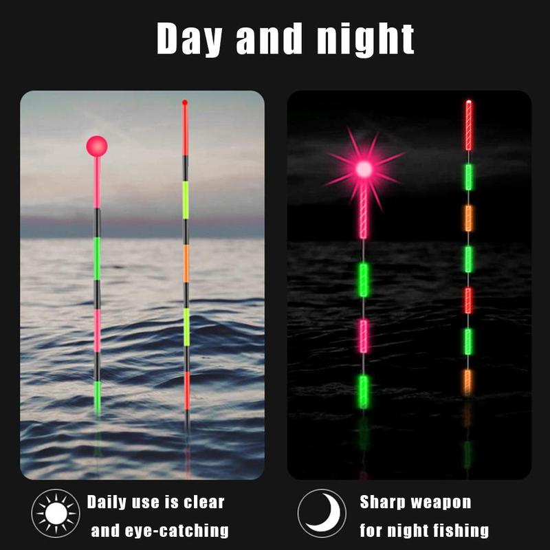 Flotador inteligente LED de pesca nocturna superbrillante, herramientas luminosas, flotadores electrónicos sensibles, accesorios de boya, Ultra pesca, Ou E4T1