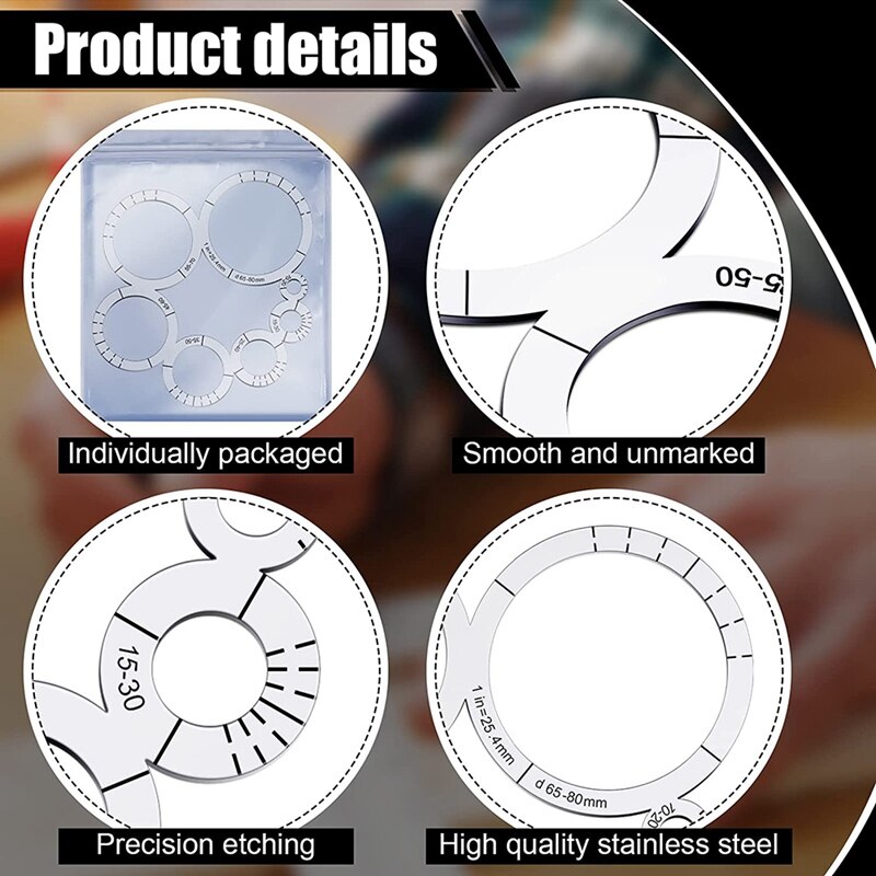 Leer Snijden Gereedschap Hoek Snijden Heerser Metalen Cirkel Sjabloon Leather Corner Punch Ronde Lederen Hoek Snijden 2Pcs