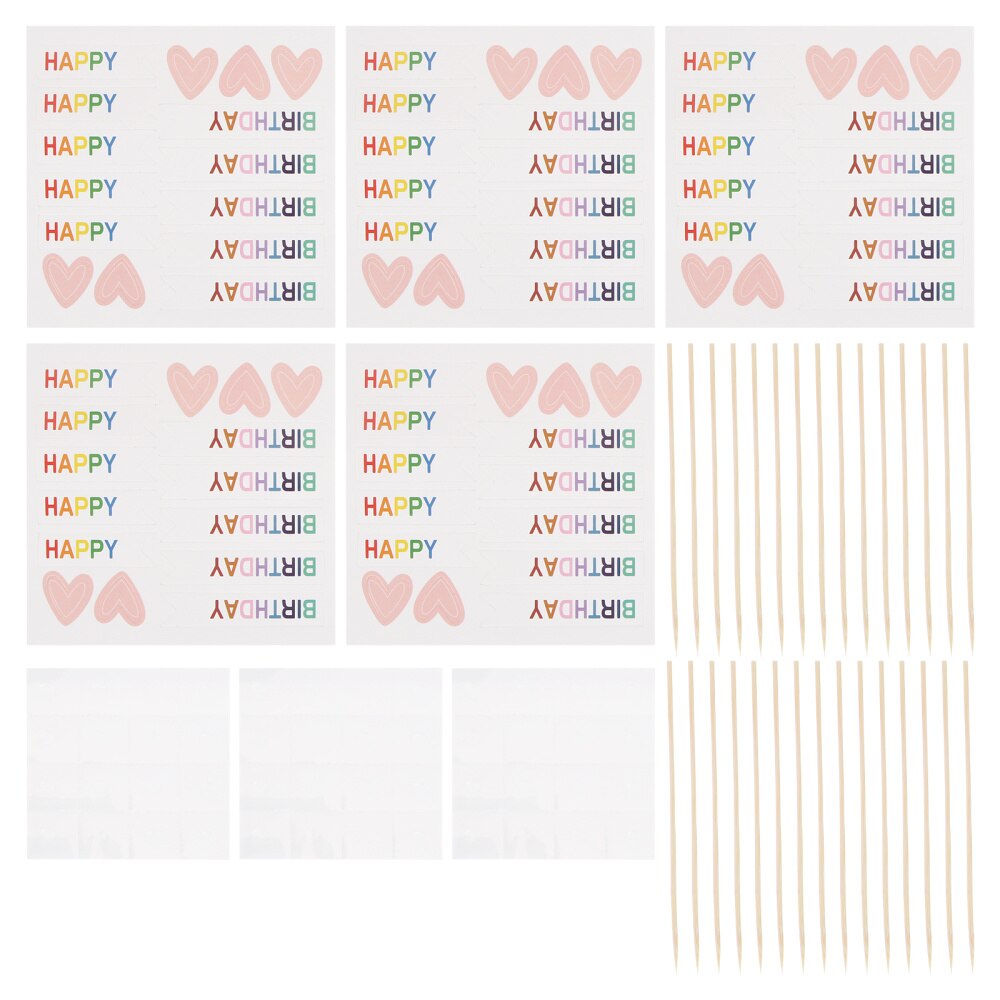 30pcs Cartoon Cake Toppers Baking Cake Inserts Cake Decorations Cake Decors