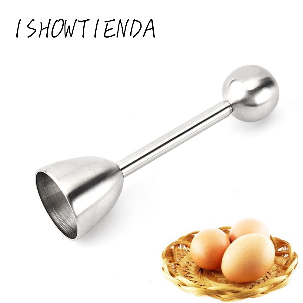 Stainless Steel Boiled Egg Topper Shell Top Cutter Egg Cracker Separator Egg Divider Kitchen Tools 1pcs