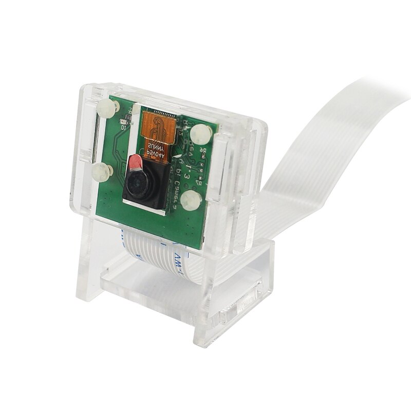 Novo suporte de acrílico caso transparente para raspberry pi 3 ov5647 mini webcam/para raspberry pi câmera oficial: Kit A