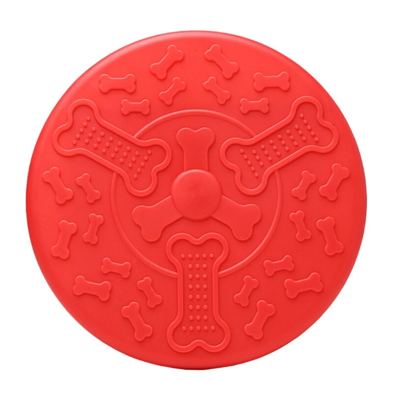 18 Cm Fun Toy Flying Disc Perfect Disc Toy Dog Training Throwing Catch Playing 23GA: Red
