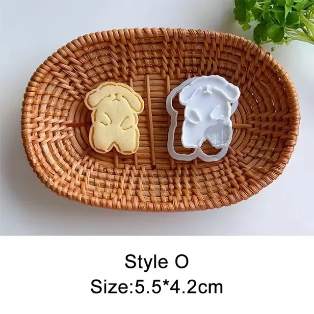 Nette Bär Fondant Kuchen bilden Keks Cookie Kolben Schneider für freundlicher Sugarcraft Kuchen Dekorieren Backen Werkzeuge Küche Spielereien: violett