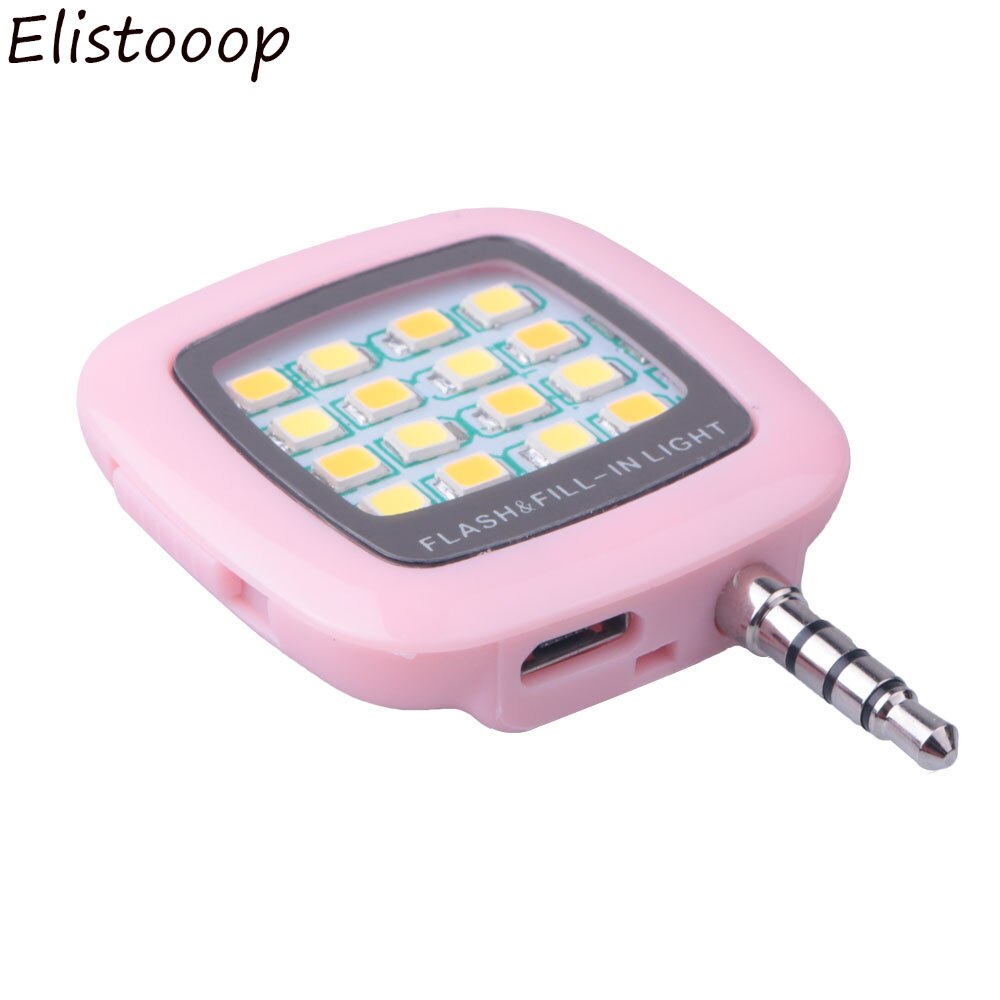 LED Flash Light for Mobile Phone 16 LED Portable Phone Selfie Mini 16 LED Flash Fill Light For iPhone Samsung mobile cell Phone