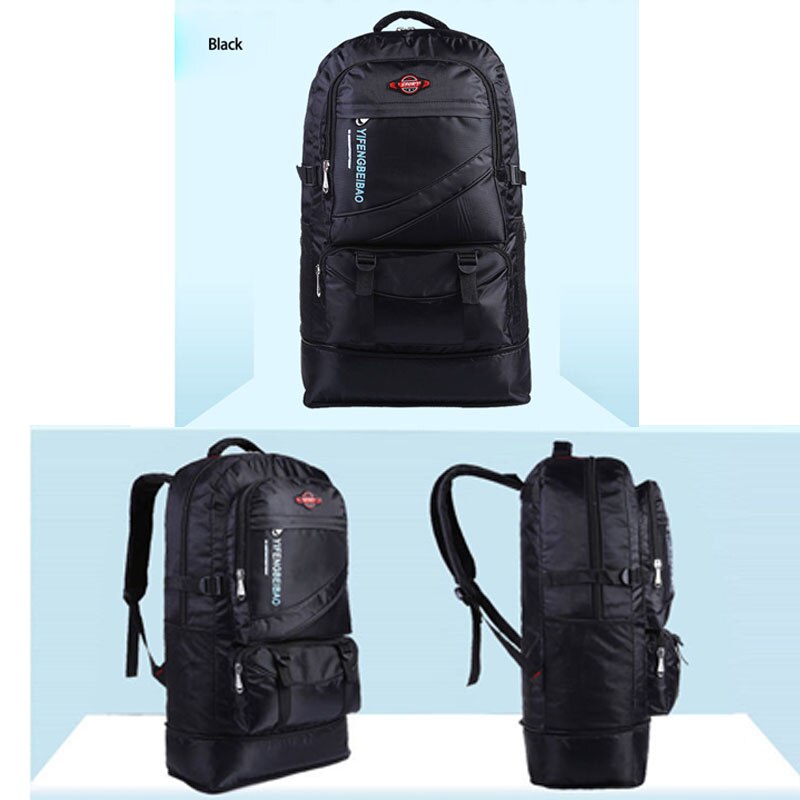 60L Waterdichte mannen Reizen Sport Tas pack Unisex Outdoor Wandelen Klimmen Camping Bergbeklimmen voor Mannelijke Rugzak