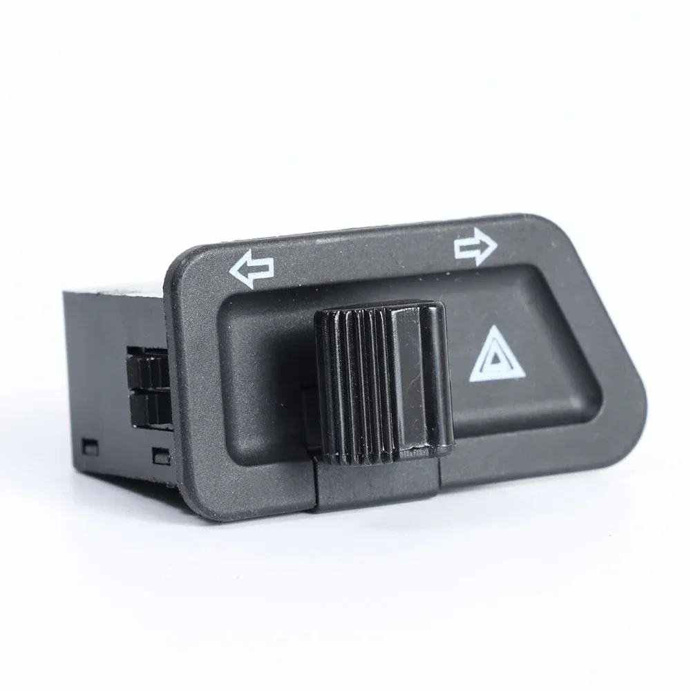 Botón de interruptor modificado de señal de giro, botón de luz de Flash doble de 3 pines para motocicletas, vehículos eléctricos, piezas de Scooter, reemplazo: Verde militar