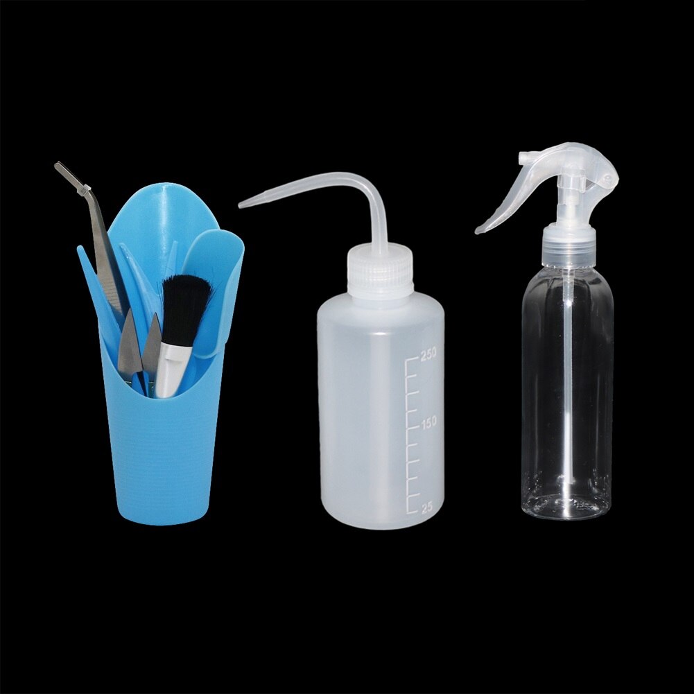 Gardening Planting Cultivation Tools kit Digging Loosening Soil Transplanting Watering Pruning Tool Garden Nursery Equipment: Blue