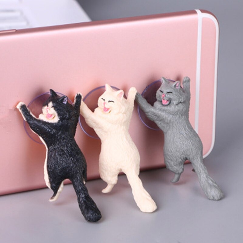 Cooler mr. cat handyhalter mit saugnapf für tablets und smartphones