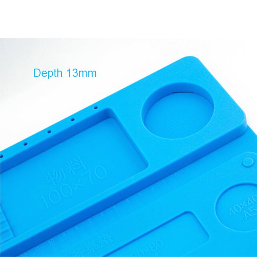 Heat-Resistant Silicone Pad Desk Magnetic Mat Platform With magnetic for PCB Phone Soldering Repair Station Work Insulation 500C