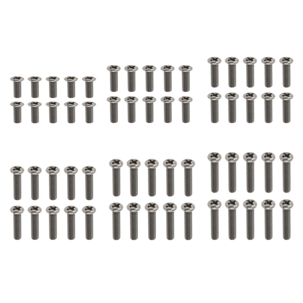 10 stuks  m3 pankop  gr1 titanium machineschroeven kruiskopaandrijving