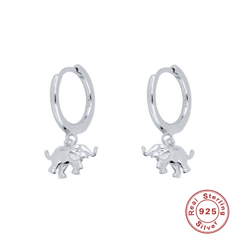 Roxi Mooie Animal Olifant Oorringen Voor Vrouwen Kids Verjaardag Bruiloft Sieraden Oorbellen 925 Sterling Zilver Oorbellen