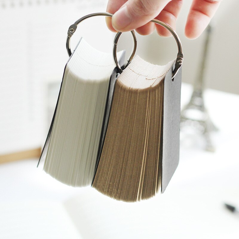 "Worldwide" Mini Diary Small Notebook Hand Memo Pocket Study Journal Coil Spiral Stationery
