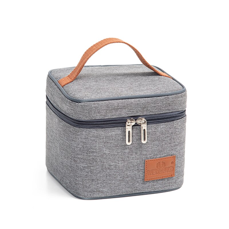 Tote Familie Reise Picknick Trinken Obst Lebensmittel Frische Thermische Isolierte Frauen Männer Kühler Bento Lunch Box Tasche: Style 7