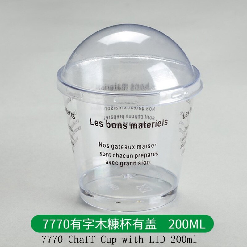 manufacturers Small capacity PS plastic Pudding Mousse Cup Wood Bran Dessert Cup Jelly Cup TIRAMISU INJECTION Cup water bottle