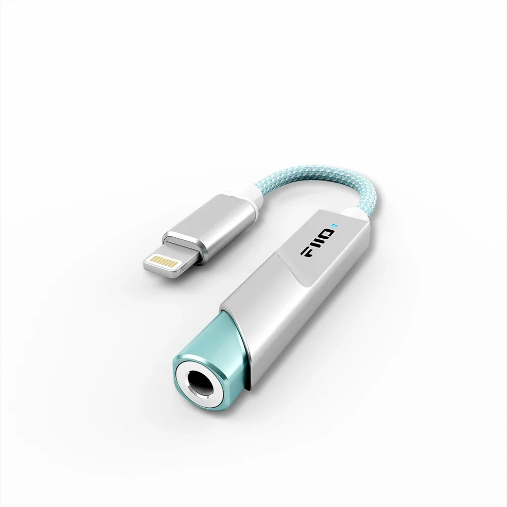 FiiO KA11 sonido Hifi USB DAC AMP Audio de alta resolución tipo C a adaptador de 3,5mm USB Dongle DAD256 amplificador de auriculares teléfonos Android iOS: Blanco