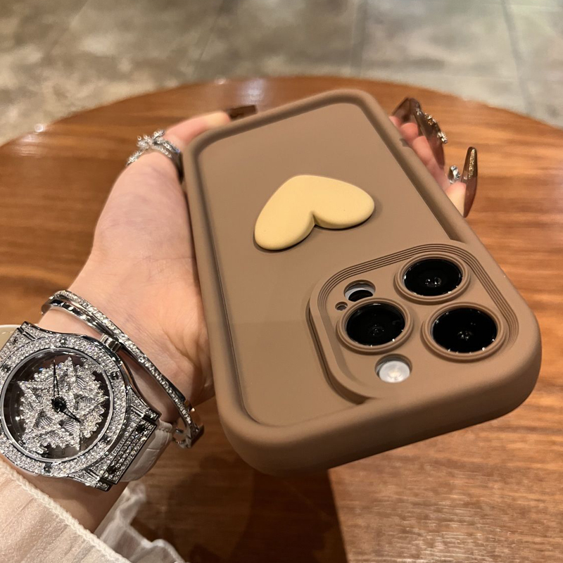 Coque de téléphone antichoc en silicone souple Love Coussins, coque arrière pour coque iPhone 16, 15, 14, 13, 12, 11 Pro Max, 14, 15 Plus, accessoires