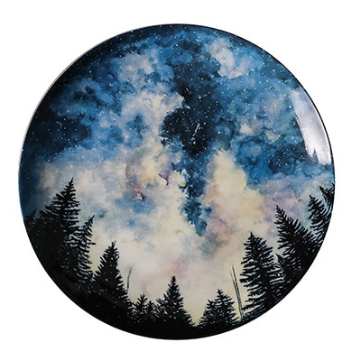 8 Inch China Breakfast Plate Steak Plates Plate Fruit Plate Platter Star Bone China Plate (TRK1)