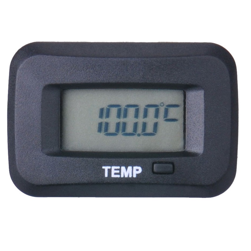 Digitale Waterdichte Temp Sensor Temp Thermometer Voor Motorfiets Cutboard Kettingzaag Paramotor Tractor Atv Pit Bike