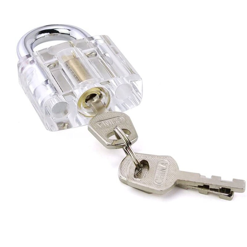 Blocchetti trasparenti per allenamento professionale lucchetti professionali per fabbro