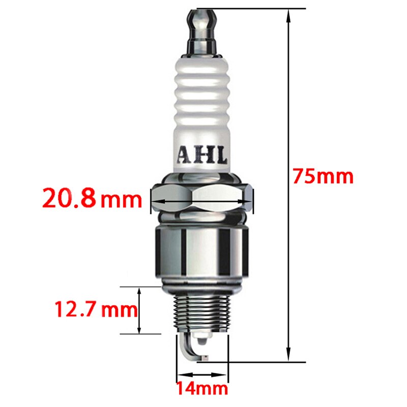 Bujía de encendido de para motocicleta y automóvil, para E6RTI E6RTC BR6HIX BR7HIX BR8HIX BR9HIX BR10HIX BPR6HIX BPR7HIX