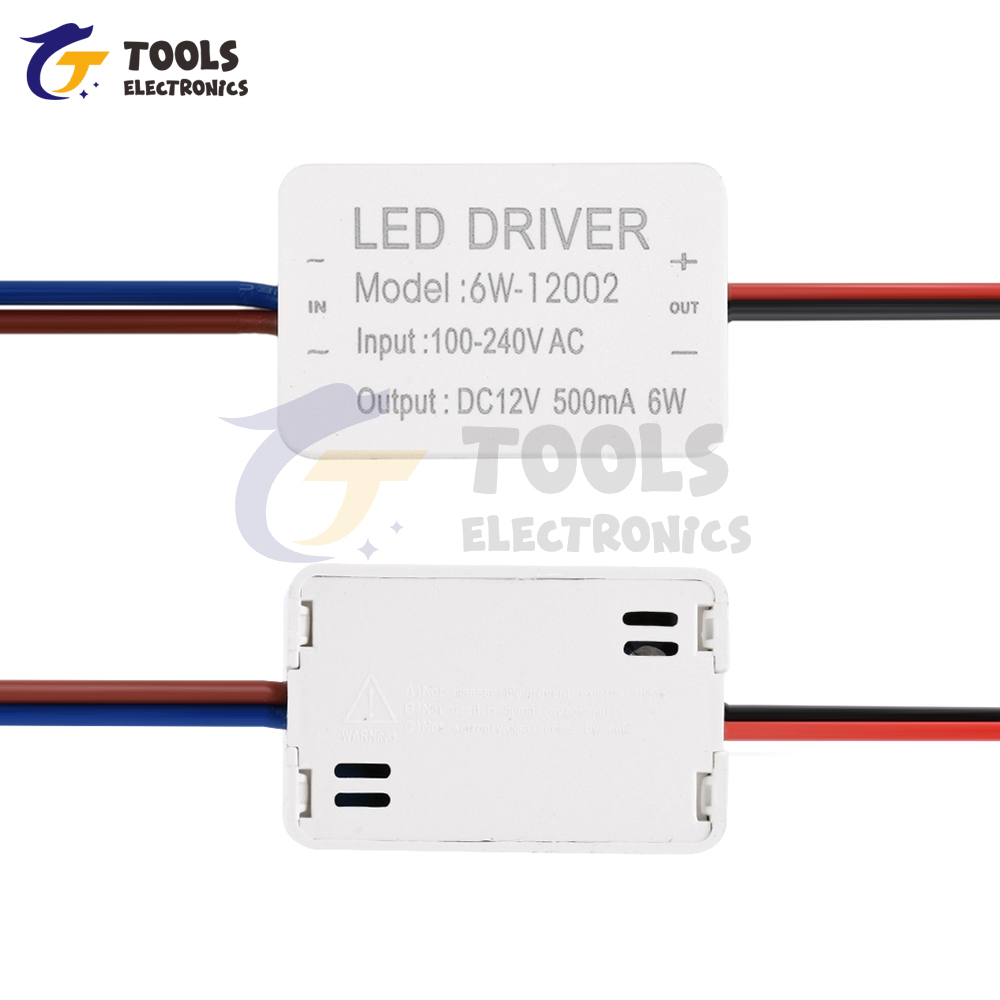 DC 12V 0.5A 6W LED Driver Constant Voltage Driver Power Supply Bathroom Light Mirror Front Light Strip Driver Power Supply