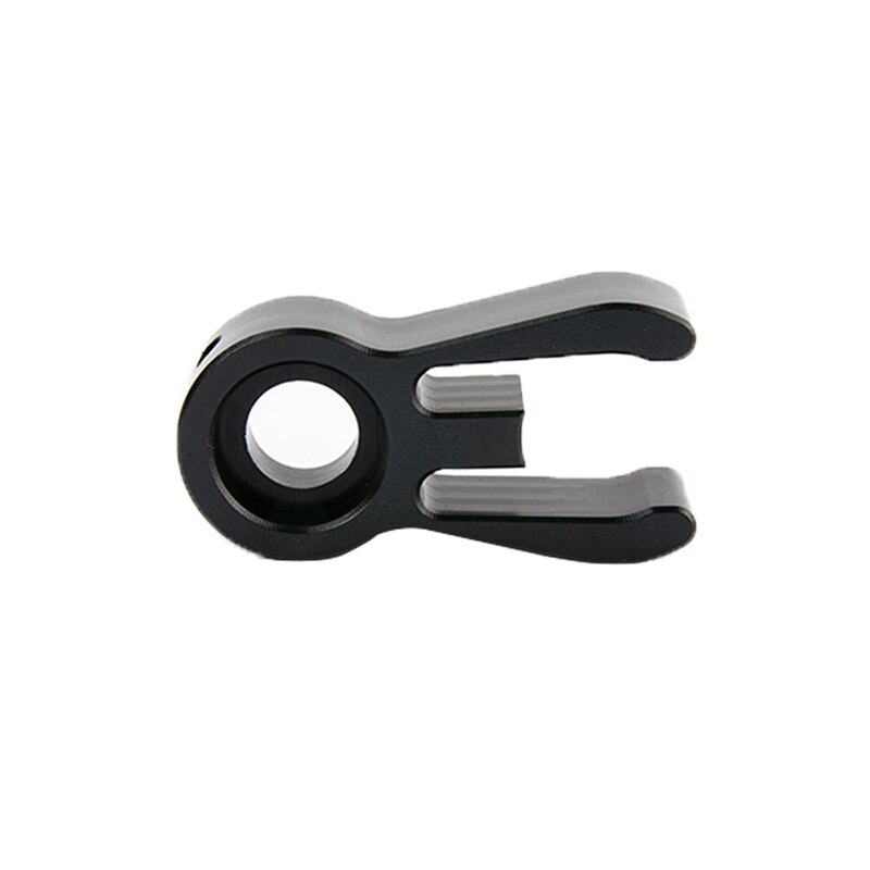 Fiets aluminium cnc-vanger krabklem balhoofdbuisbevestigingsgesp voor brompton vouwfiets decoratieve accessoire zwart