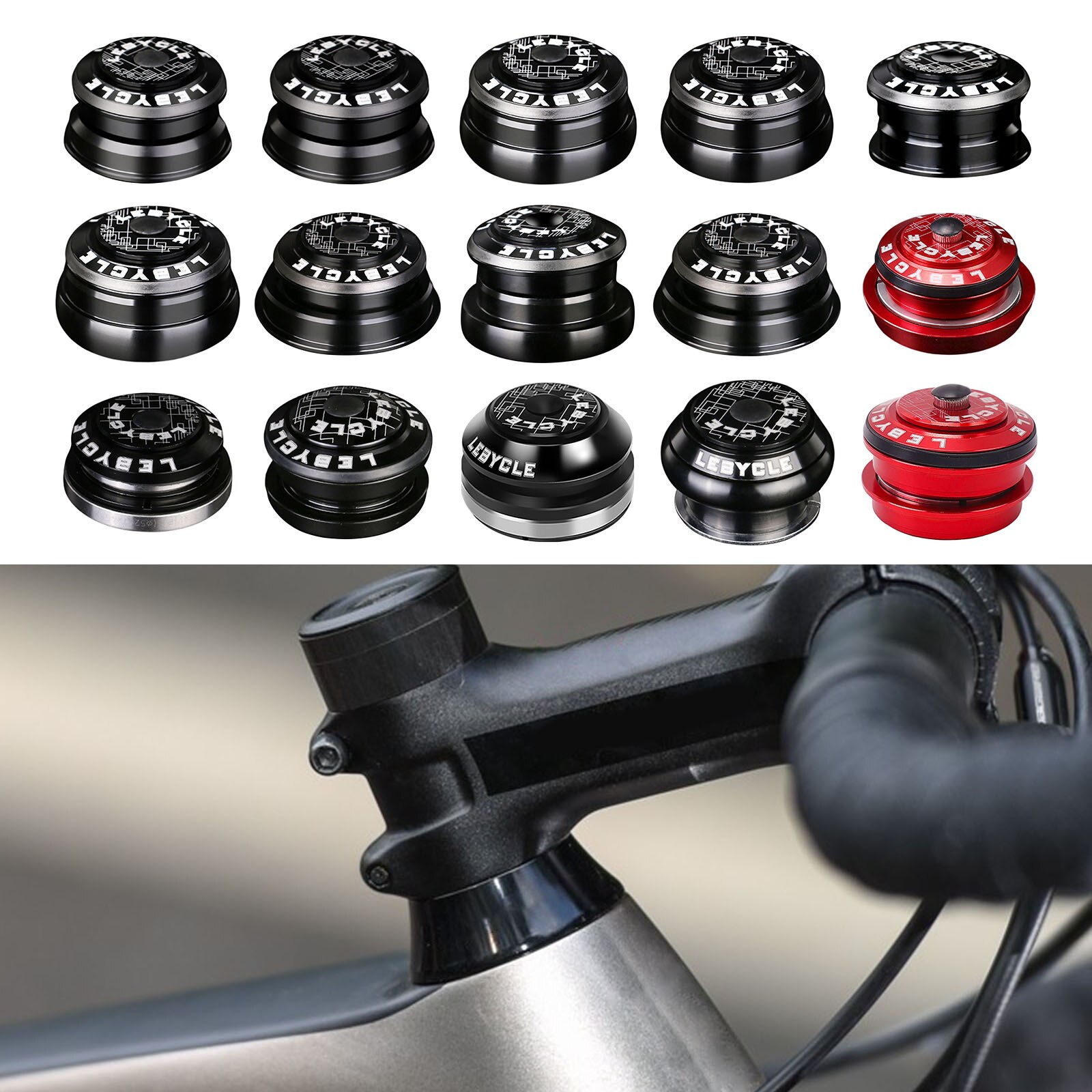 Bicycle Headset Sealed Bearing Road Bike Mountain Headsets Bowl 44MM Cycling