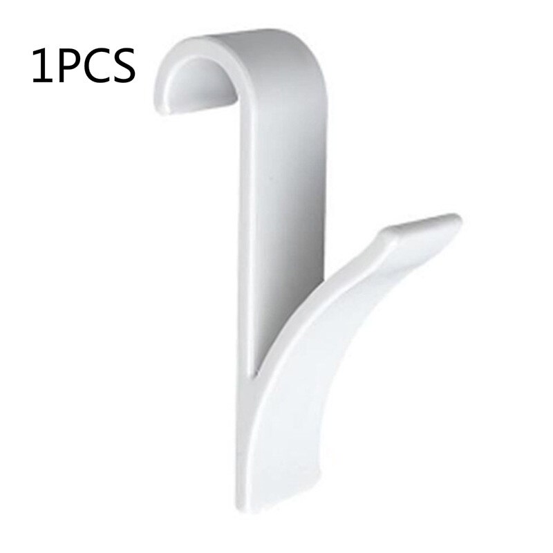 Hook Hanger For Heated Towel Radiator Rail Clothes Hats Bag Wall Hanger Towel Kitchen Bathroom Accessories: white 1pc