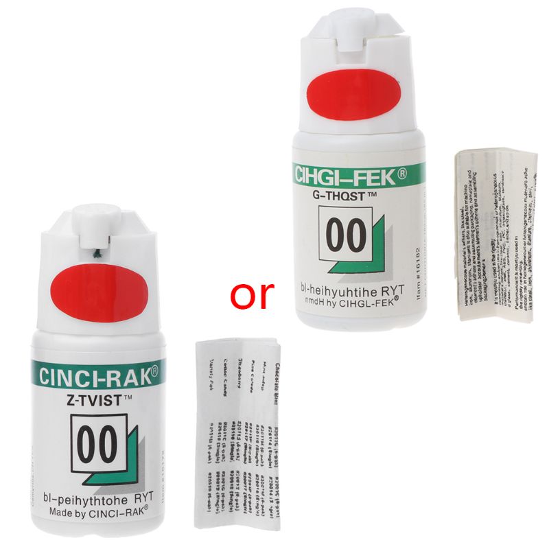 2M Dental Thread Disposable Gingival Retraction Cord Green Knitted Cotton Gum Line Dentist Material 1 Bottle 3 Size: 00