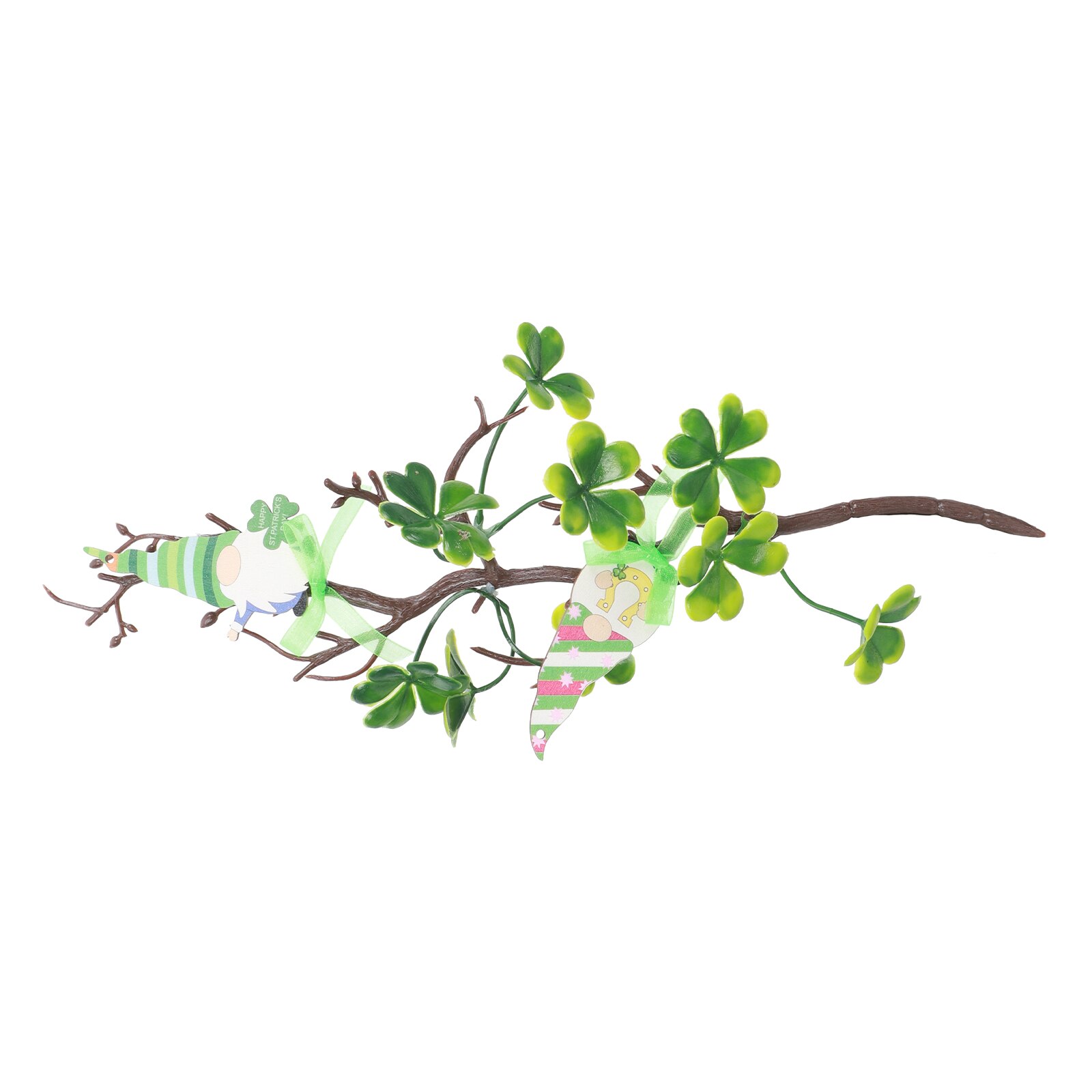 St. Patrick's Day Plastic Shamrock Decorative Simulated Branch for Party Decor