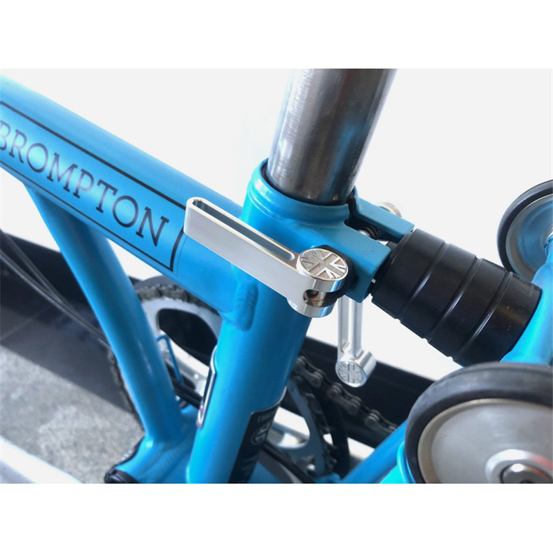 3 farver foldecykel aluminium sadelpind klipkrog til brompton cykel bmx sadelpind klemme let